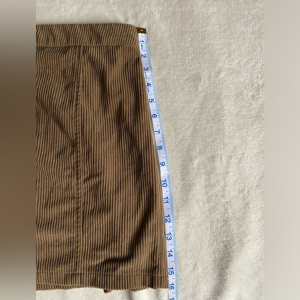 Sincerely Jules Brown Corduroy Mini Skirt - Picture 2 of 3